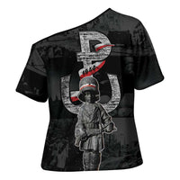 Warsaw Uprising 1944 Cross Shoulder Shirt Polska Walczy WWII Insurrectionist