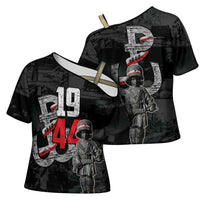 Warsaw Uprising 1944 Cross Shoulder Shirt Polska Walczy WWII Insurrectionist