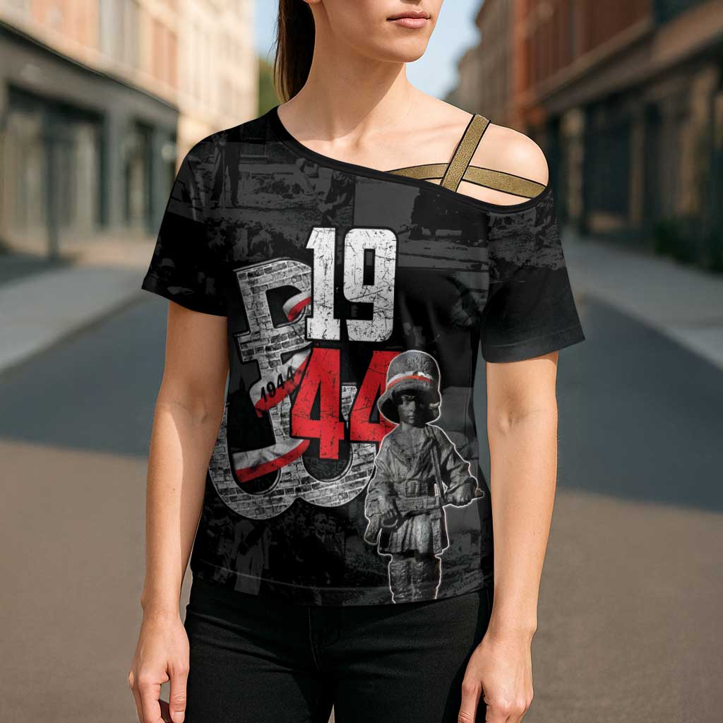 Warsaw Uprising 1944 Cross Shoulder Shirt Polska Walczy WWII Insurrectionist