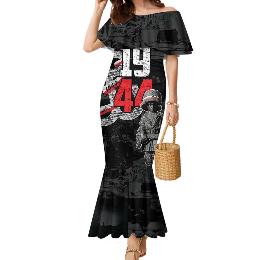 Warsaw Uprising 1944 Family Matching Mermaid Dress and Hawaiian Shirt Polska Walczy WWII Insurrectionist
