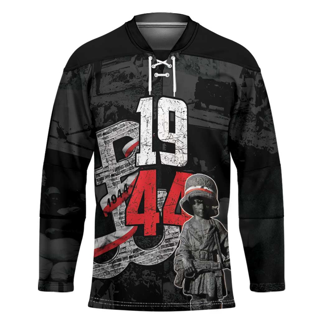 Warsaw Uprising 1944 Hockey Jersey Polska Walczy WWII Insurrectionist