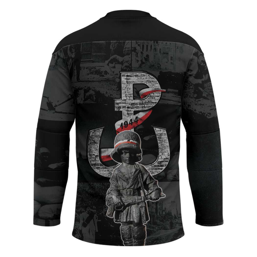 Warsaw Uprising 1944 Hockey Jersey Polska Walczy WWII Insurrectionist