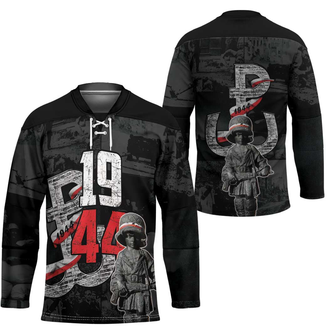 Warsaw Uprising 1944 Hockey Jersey Polska Walczy WWII Insurrectionist