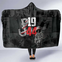 Warsaw Uprising 1944 Hooded Blanket Polska Walczy WWII Insurrectionist