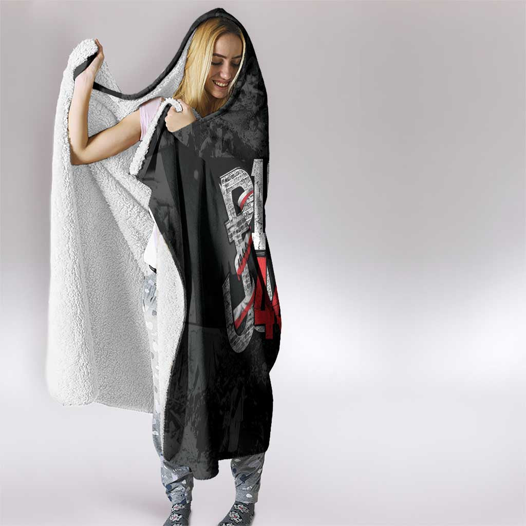 Warsaw Uprising 1944 Hooded Blanket Polska Walczy WWII Insurrectionist