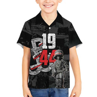 Warsaw Uprising 1944 Kid Hawaiian Shirt Polska Walczy WWII Insurrectionist