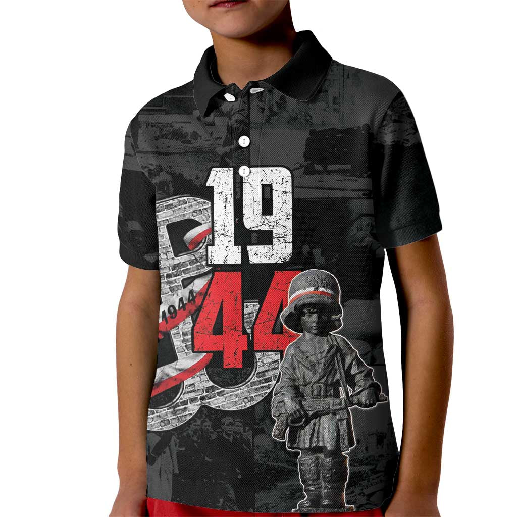 Warsaw Uprising 1944 Kid Polo Shirt Polska Walczy WWII Insurrectionist