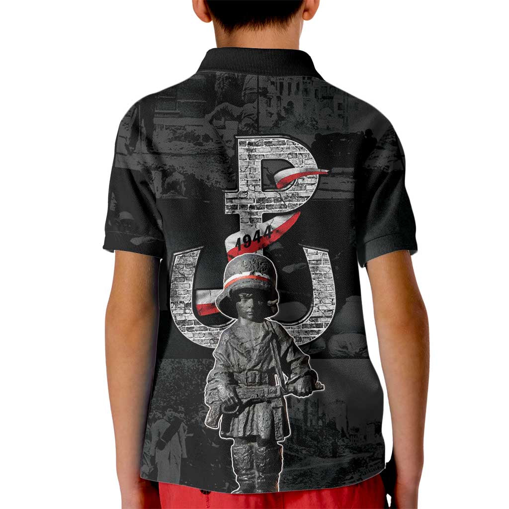 Warsaw Uprising 1944 Kid Polo Shirt Polska Walczy WWII Insurrectionist