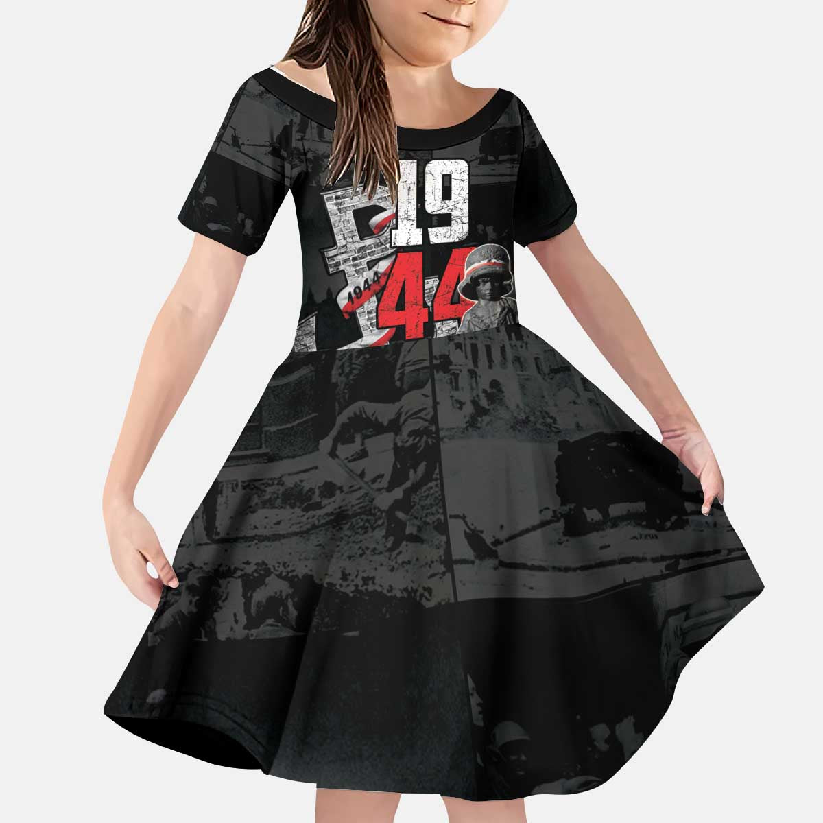 Warsaw Uprising 1944 Kid Short Sleeve Dress Polska Walczy WWII Insurrectionist
