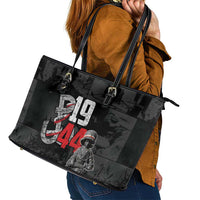 Warsaw Uprising 1944 Leather Tote Bag Polska Walczy WWII Insurrectionist