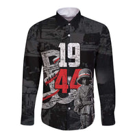Warsaw Uprising 1944 Long Sleeve Button Shirt Polska Walczy WWII Insurrectionist