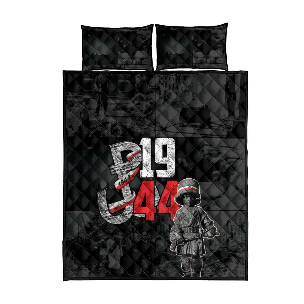 Warsaw Uprising 1944 Quilt Bed Set Polska Walczy WWII Insurrectionist