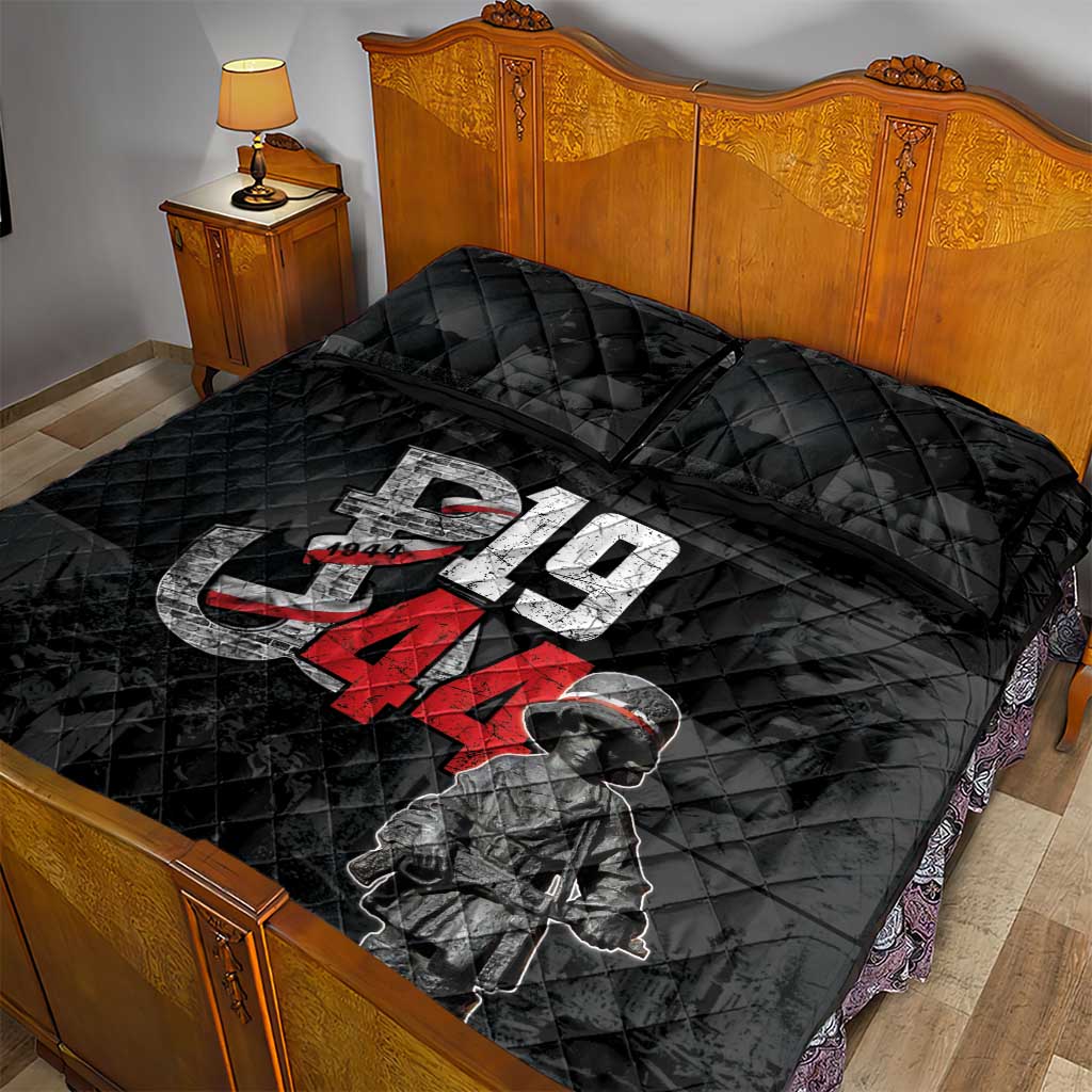 Warsaw Uprising 1944 Quilt Bed Set Polska Walczy WWII Insurrectionist