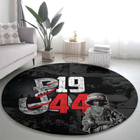 Warsaw Uprising 1944 Round Carpet Polska Walczy WWII Insurrectionist