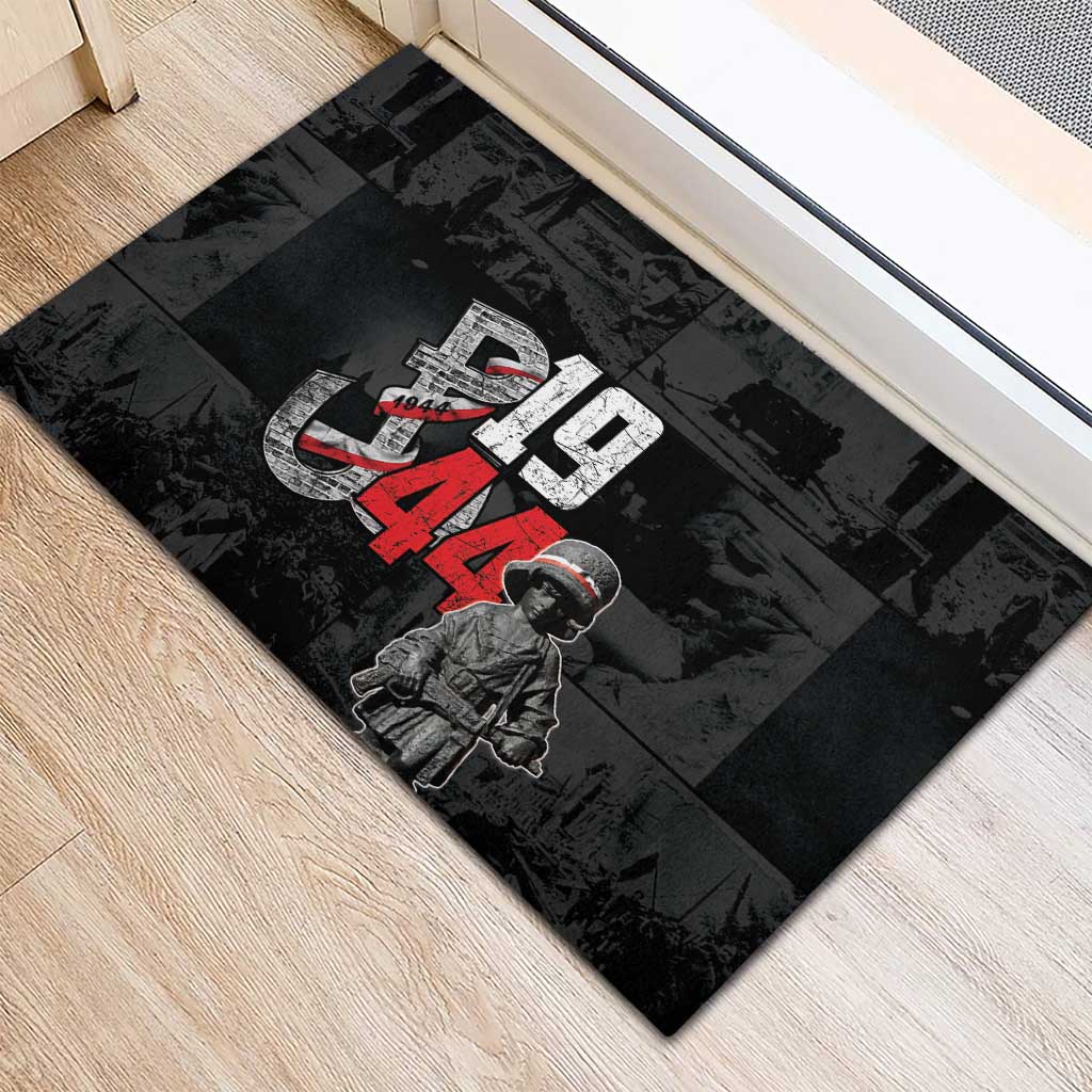 Warsaw Uprising 1944 Rubber Doormat Polska Walczy WWII Insurrectionist