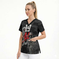 Warsaw Uprising 1944 Scrub Top Polska Walczy WWII Insurrectionist