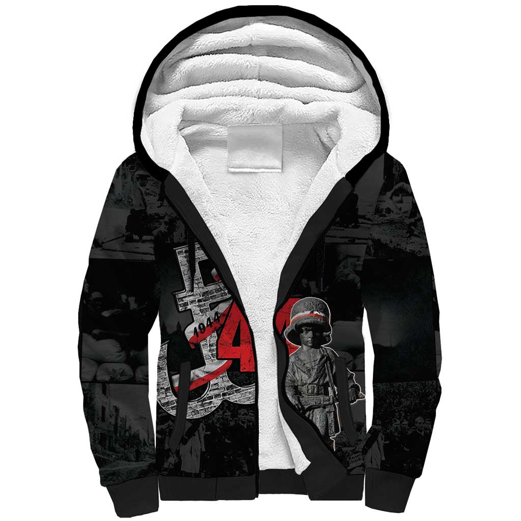 Warsaw Uprising 1944 Sherpa Hoodie Polska Walczy WWII Insurrectionist