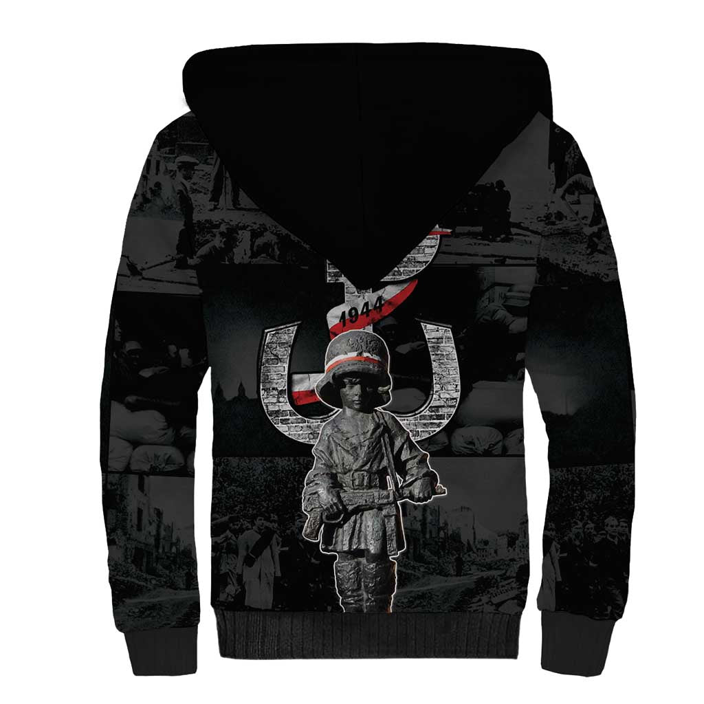 Warsaw Uprising 1944 Sherpa Hoodie Polska Walczy WWII Insurrectionist