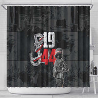 Warsaw Uprising 1944 Shower Curtain Polska Walczy WWII Insurrectionist
