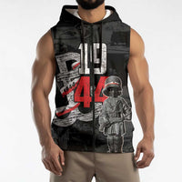 Warsaw Uprising 1944 Sleeveless Zip Hoodie Polska Walczy WWII Insurrectionist