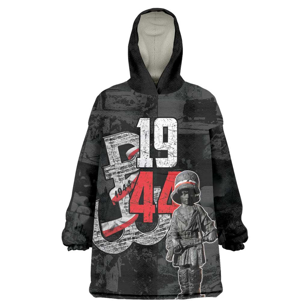 Warsaw Uprising 1944 Wearable Blanket Hoodie Polska Walczy WWII Insurrectionist