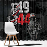 Warsaw Uprising 1944 Window Curtain Polska Walczy WWII Insurrectionist