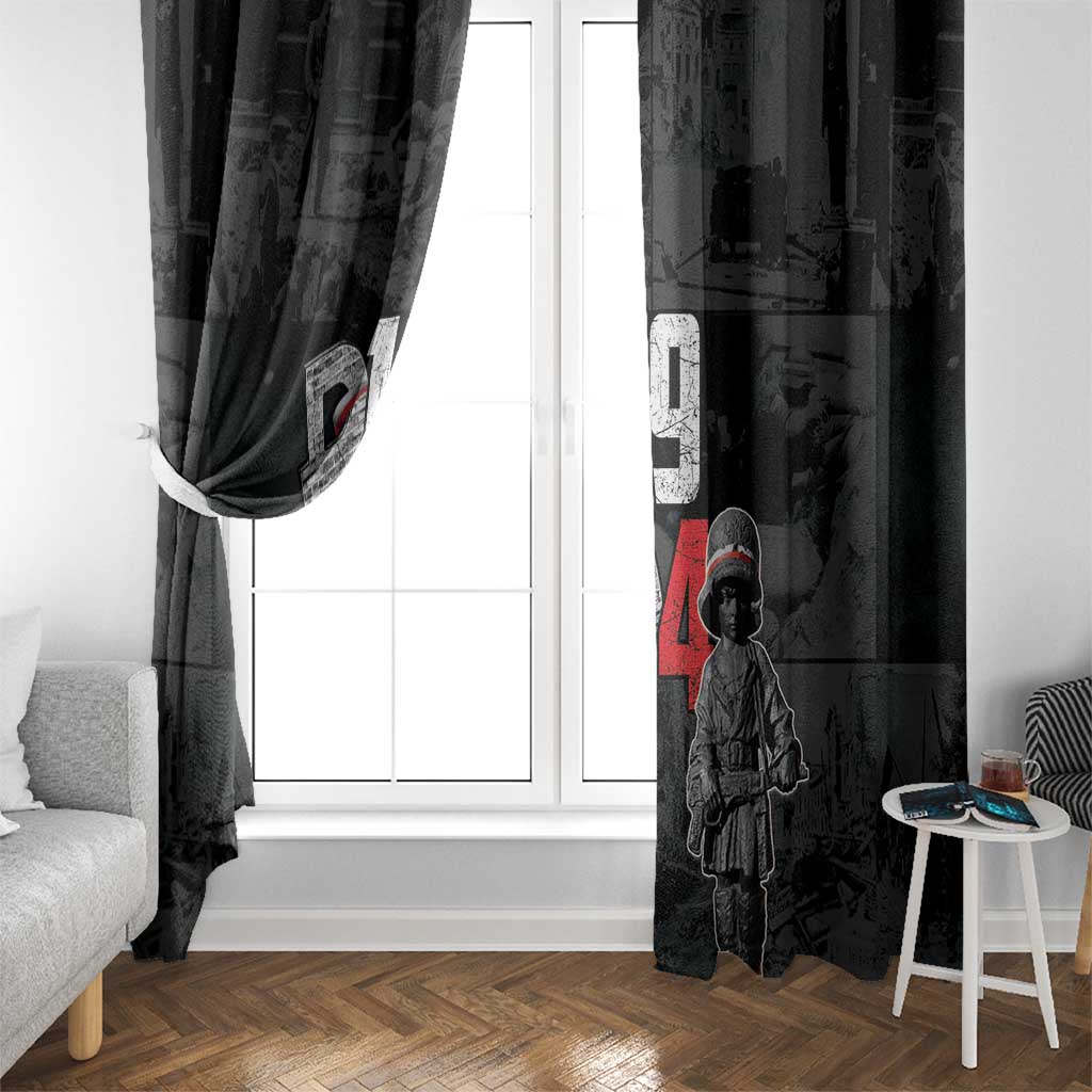 Warsaw Uprising 1944 Window Curtain Polska Walczy WWII Insurrectionist