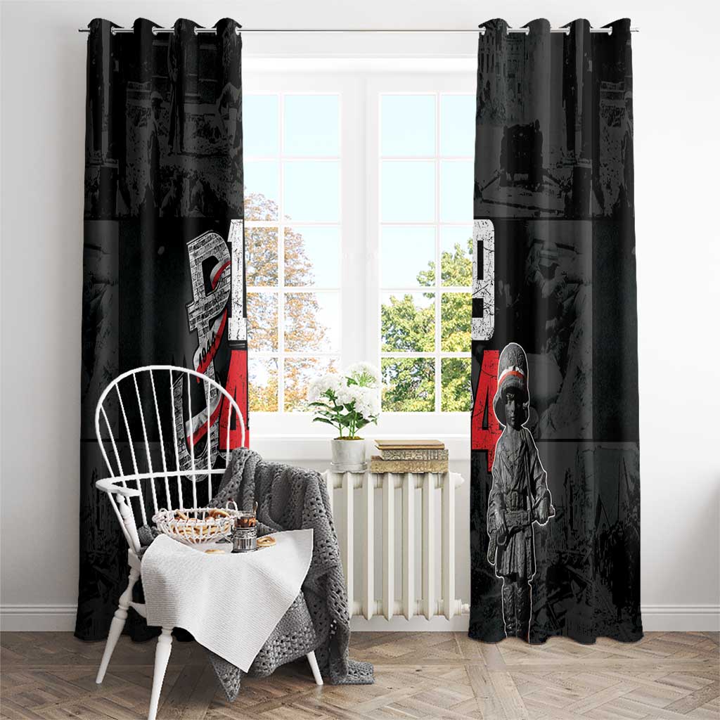Warsaw Uprising 1944 Window Curtain Polska Walczy WWII Insurrectionist