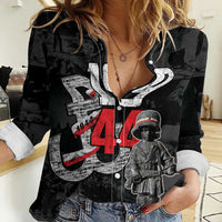Warsaw Uprising 1944 Women Casual Shirt Polska Walczy WWII Insurrectionist
