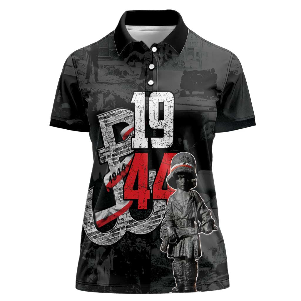 Warsaw Uprising 1944 Women Polo Shirt Polska Walczy WWII Insurrectionist