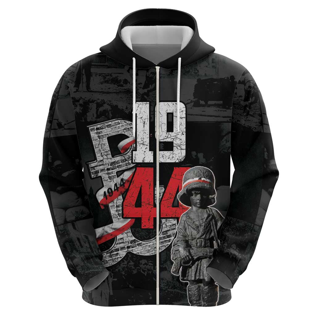 Warsaw Uprising 1944 Zip Hoodie Polska Walczy WWII Insurrectionist