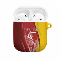 Warsaw Capital of Poland Personalized AirPods Case Syrenka Warszawska Sporty Style