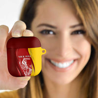 Warsaw Capital of Poland Personalized AirPods Case Syrenka Warszawska Sporty Style