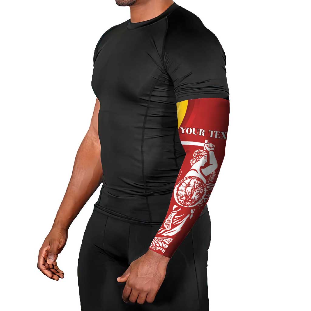 Warsaw Capital of Poland Personalized Arm Sleeves Syrenka Warszawska Sporty Style