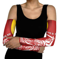 Warsaw Capital of Poland Personalized Arm Sleeves Syrenka Warszawska Sporty Style