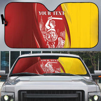 Warsaw Capital of Poland Personalized Auto Sun Shade Syrenka Warszawska Sporty Style