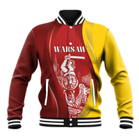 Warsaw Capital of Poland Personalized Baseball Jacket Syrenka Warszawska Sporty Style