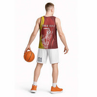 Warsaw Capital of Poland Personalized Basketball Jersey Syrenka Warszawska Sporty Style