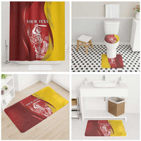 Warsaw Capital of Poland Personalized Bathroom Set Syrenka Warszawska Sporty Style