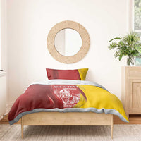 Warsaw Capital of Poland Personalized Bedding Set Syrenka Warszawska Sporty Style