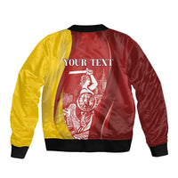 Warsaw Capital of Poland Personalized Bomber Jacket Syrenka Warszawska Sporty Style