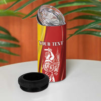 Warsaw Capital of Poland Personalized 4 in 1 Can Cooler Tumbler Syrenka Warszawska Sporty Style