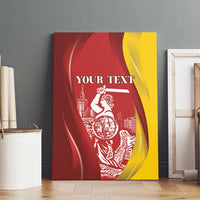 Warsaw Capital of Poland Personalized Canvas Wall Art Syrenka Warszawska Sporty Style