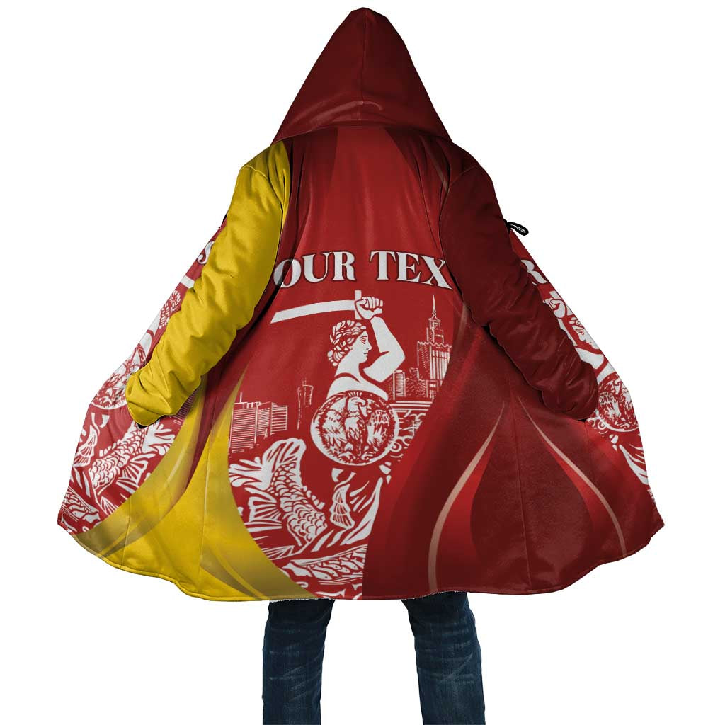 Warsaw Capital of Poland Personalized Cloak Syrenka Warszawska Sporty Style