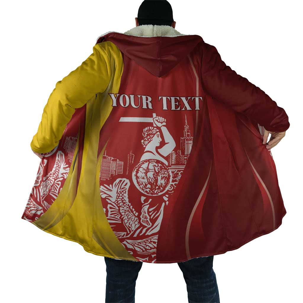 Warsaw Capital of Poland Personalized Cloak Syrenka Warszawska Sporty Style