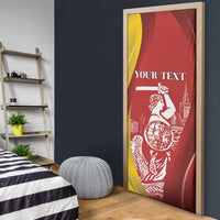 Warsaw Capital of Poland Personalized Door Cover Syrenka Warszawska Sporty Style
