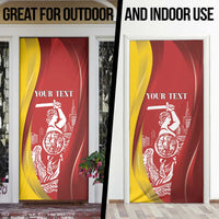 Warsaw Capital of Poland Personalized Door Cover Syrenka Warszawska Sporty Style