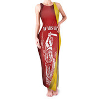 Warsaw Capital of Poland Personalized Family Matching Tank Maxi Dress and Hawaiian Shirt Syrenka Warszawska Sporty Style
