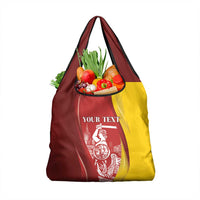 Warsaw Capital of Poland Personalized Grocery Bag Syrenka Warszawska Sporty Style