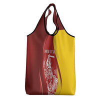 Warsaw Capital of Poland Personalized Grocery Bag Syrenka Warszawska Sporty Style